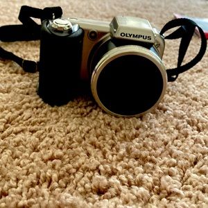 Olympus camera black and gray